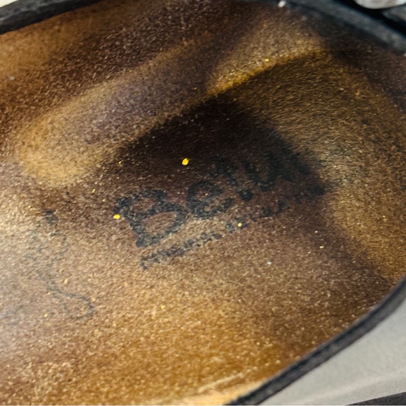 Birkenstock Betula Black Leather Sandals SZ 7 - Picture 5 of 12